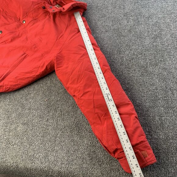Vintage Cabela’s Gore-Tex Down Jacket Women’s Medium Red Zipped Pockets 90s - Picture 12 of 12